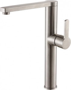 Смеситель Steel Hammer SH 7028 INOX для кухонной мойки, сталь
