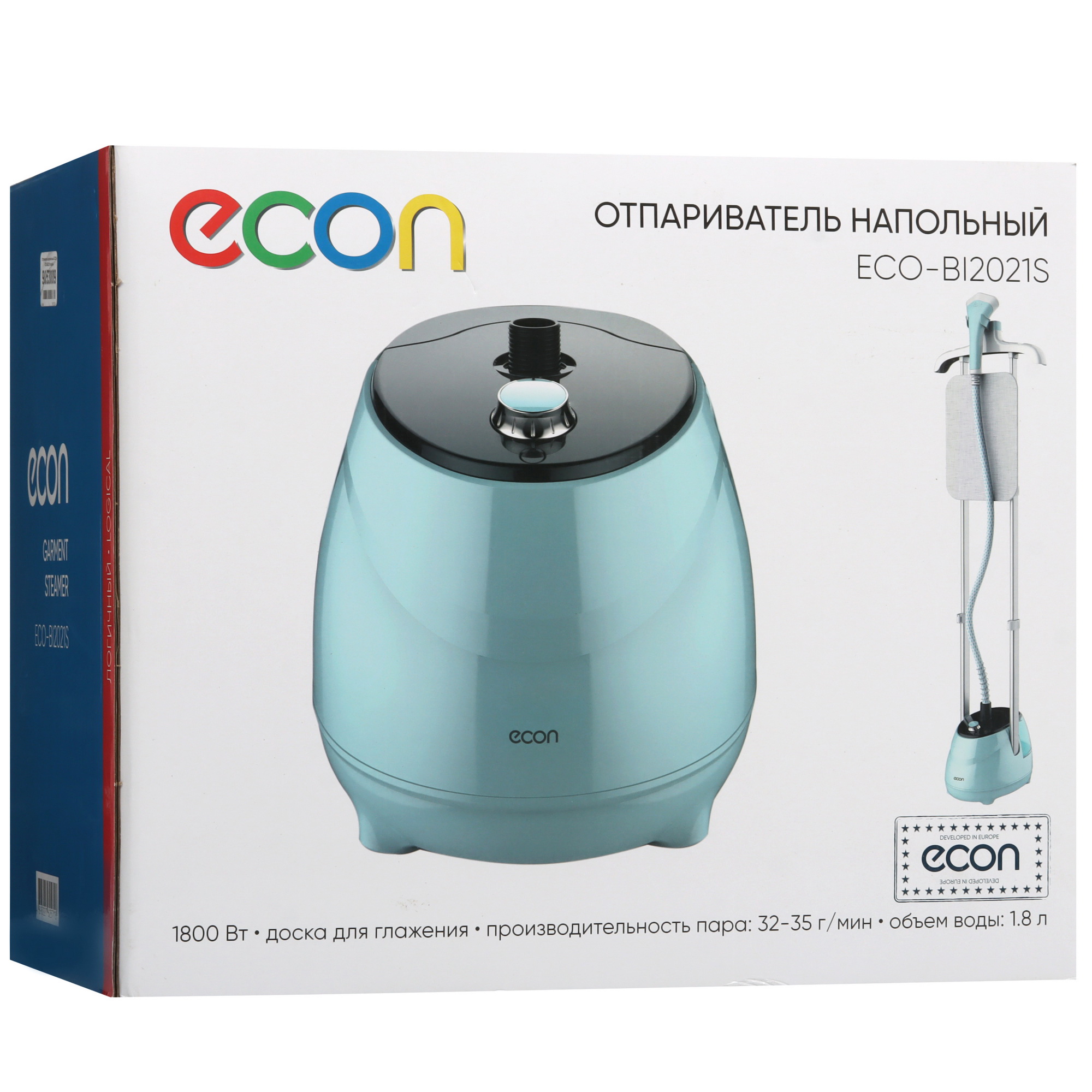 9053009 Отпариватель ECON ECO-BI2021S голубой STDN-0038178 - Вид №11