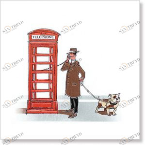 Бейкер-стрит А1516/5009 20*20 Телефонная будка Kerama Marazzi А15165009