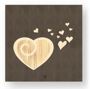 LIGNIS® Каркас из инкрустированного дерева Dolcevita love 11.038