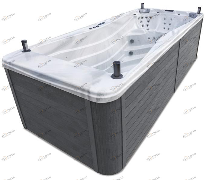 Gruppo Geromin Прямоугольный мини-бассейн с гидромассажем Swimline sun-id-1407334