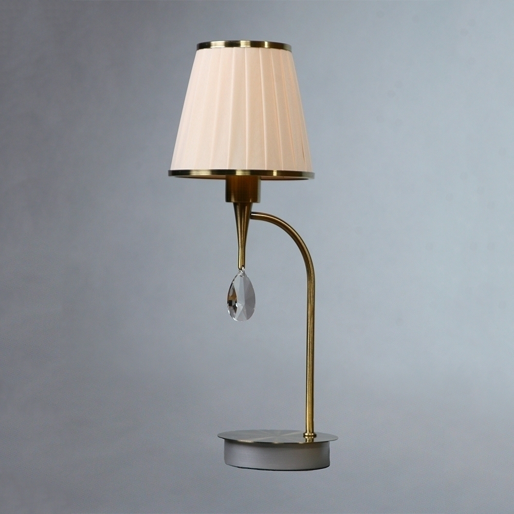 096631 Настольная лампа Brizzi MAT/001 бронза/кремовый Mantra 01625 