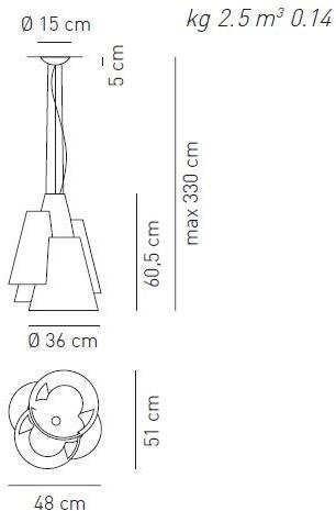 AXOLIGHT Подвесной светильник Melting pot sun-id-1387891 - Вид №5