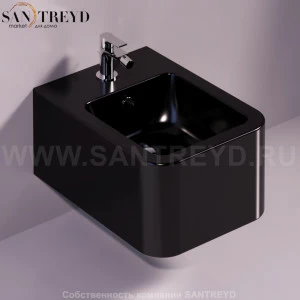 FL64NERO Биде подвесное Flow Simas