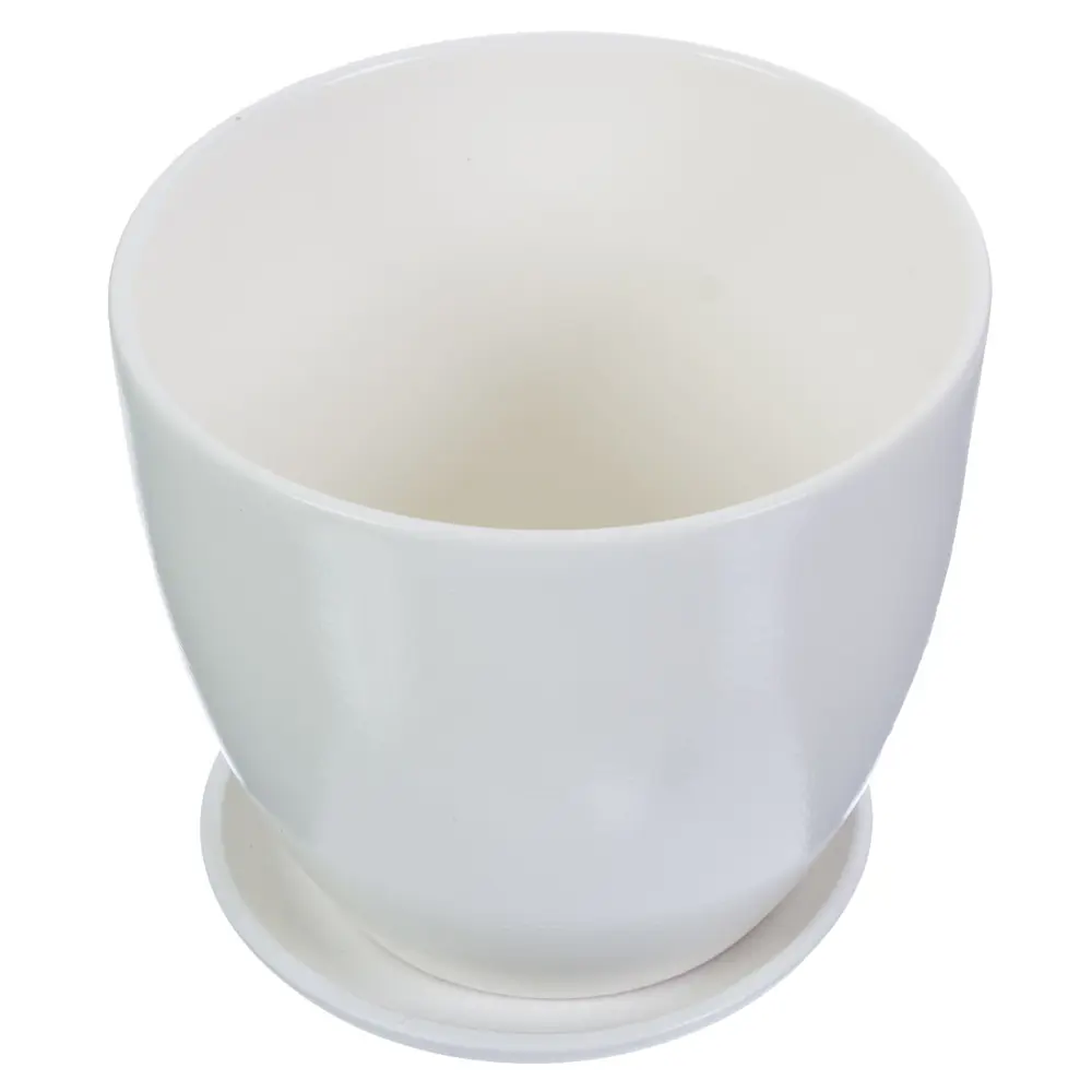 Керамический горшок Santreyd с поддоном для комнатных растений 18875542 Колор гейм STLM-0013332 - Вид №1