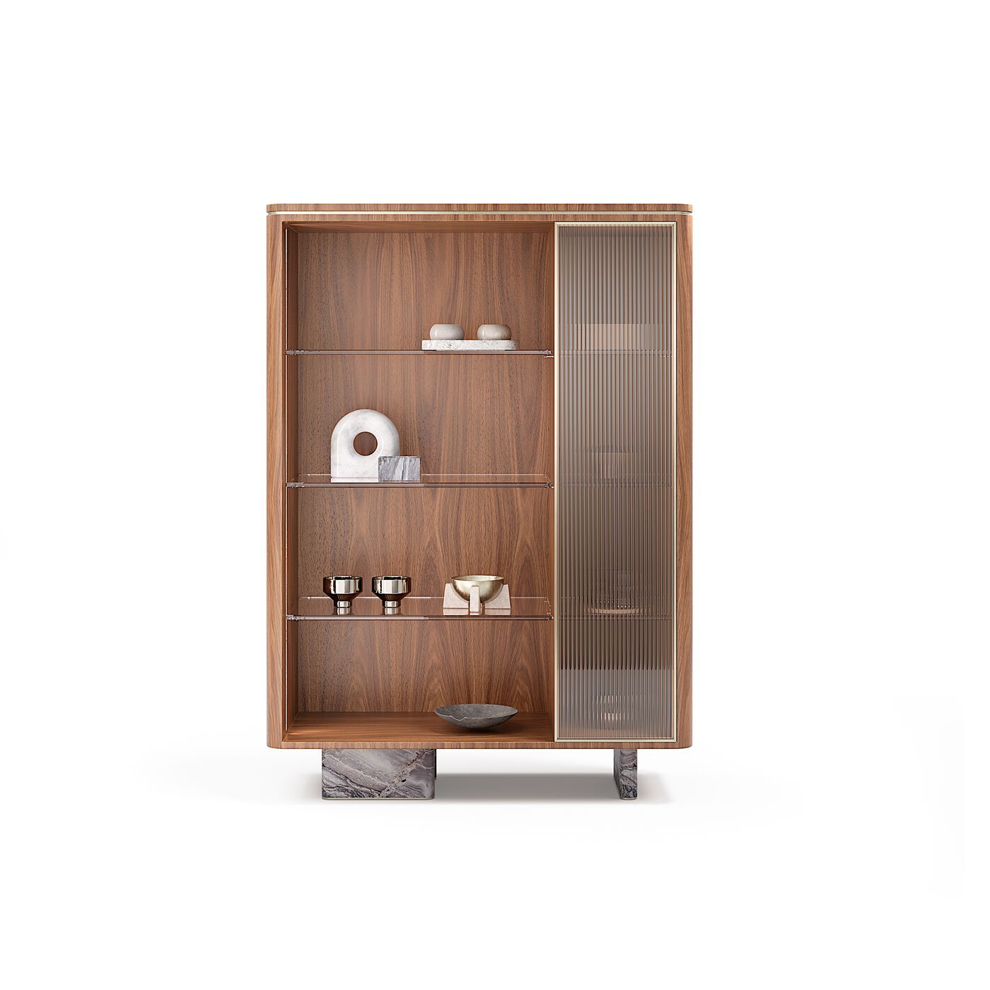 Деревянный и стеклянный шкаф с распашными дверцами Capital Collection Aurelia ARCH-00073283 - Вид №11