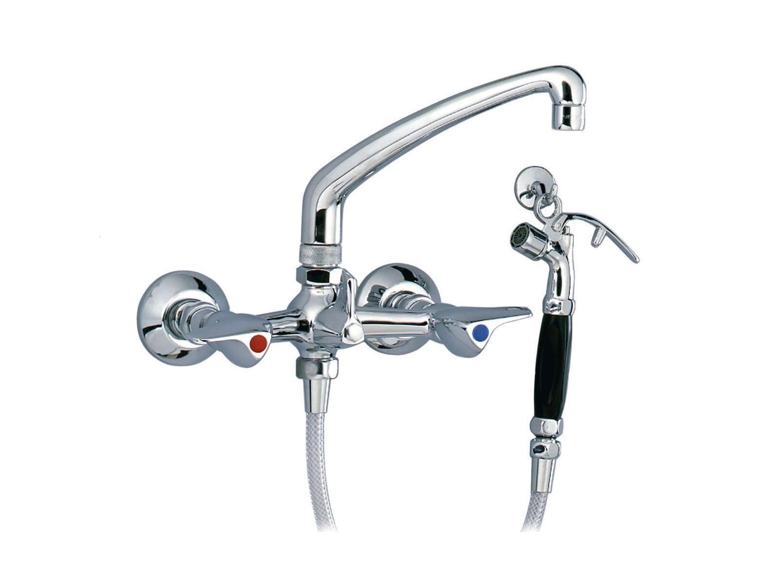 Настенный смеситель для раковины с 2 отверстиями и ручным душем rvb медицинский ARCH-00051980 - Вид №1