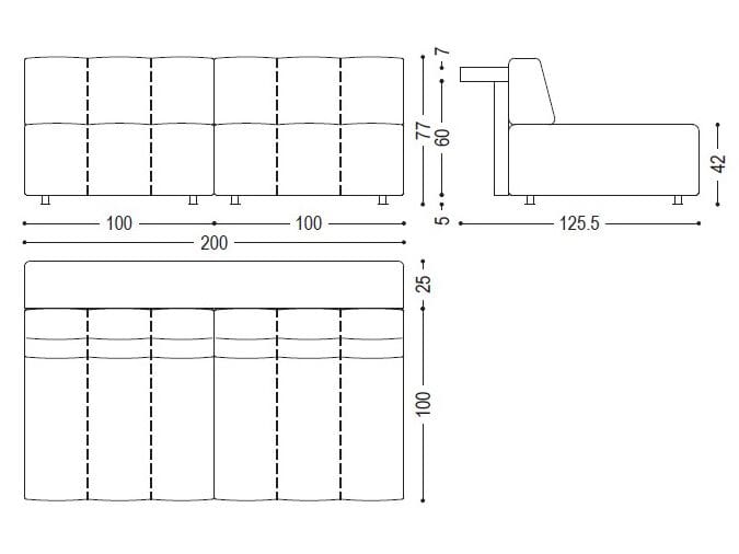 Модульный диван Riva 1920 FUR NATURE ARCH-00038085 - Вид №5