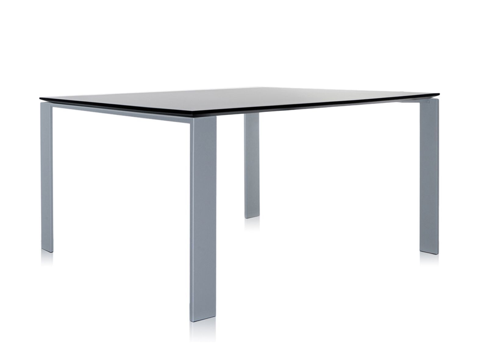 Квадратный стол со стальным основанием и ламинированной столешницей Kartell Four ARCH-00072405 - Вид №4