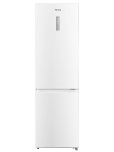 5333138 Холодильник с морозильником   Korting KNFC 62029 W белый