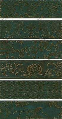 Кампьелло зеленый, из 6 частей 8.5х28.5 Kerama Marazzi sun-id-325693