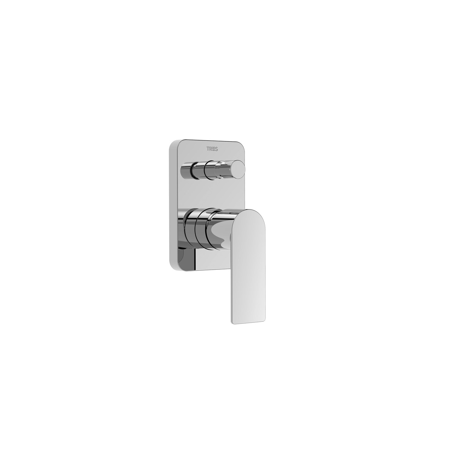 Двухходовой скрытый смеситель для душа с одной ручкой на чердаке-20018001 TRES 