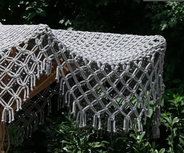 Ткань круглый зонтик Ilektras Croshade CLASSIC CROCHET WITH FABRIC ARCH-00066849 - Вид №7