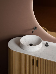 Двойной дубовый напольный умывальник с ящиками