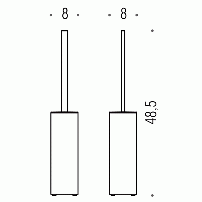 B1606 Ёршик напольный COLOMBO LOOK Colombo Design - Вид №2