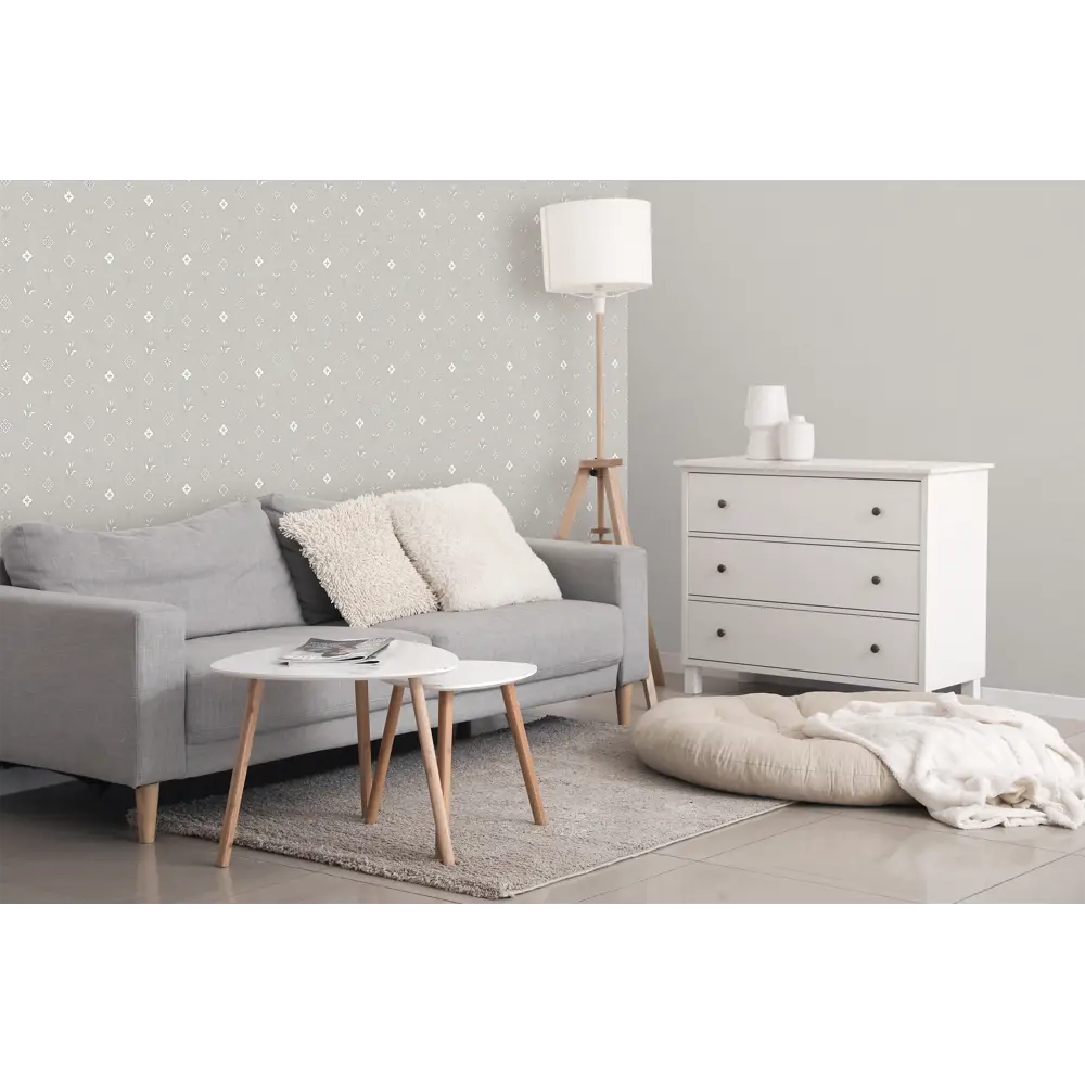 Victoria Stenova Monogramm - флизелиновые обои с узором штукатурки 89425455 STLM-1577169 - Вид №5