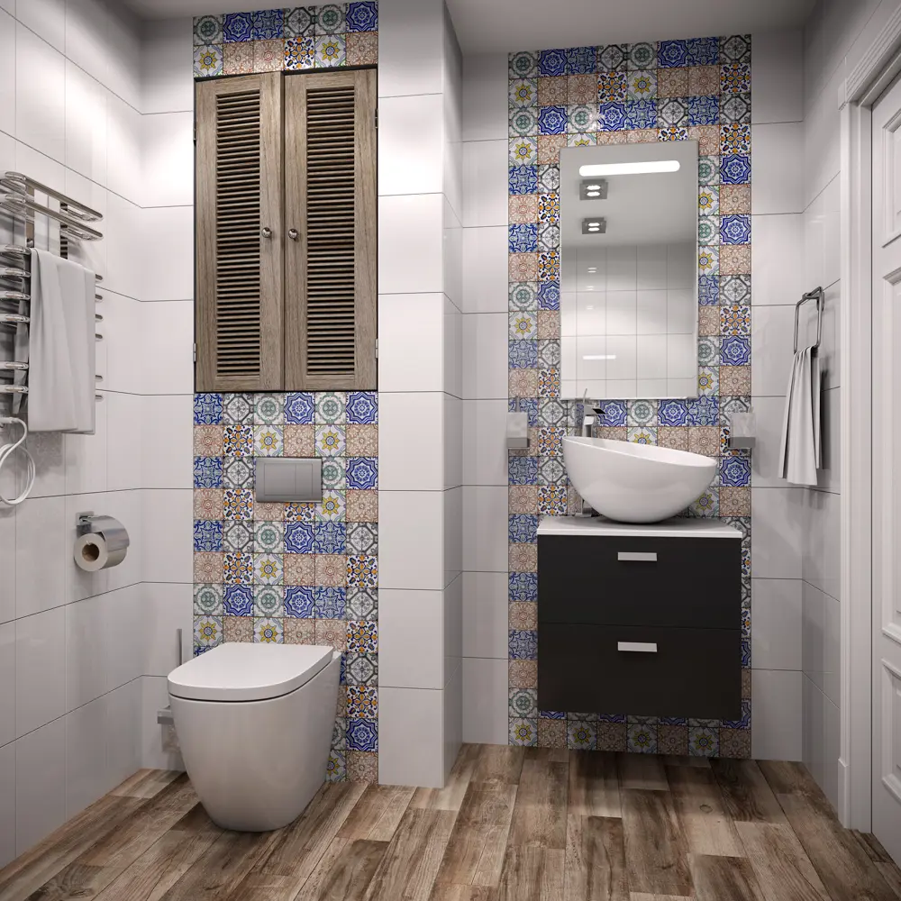 Плитка настенная Unitile Portello 20x20 см 1 м² цвет бежевый 18737318 STLM-2049494 - Вид №4