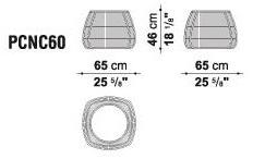 B&B Italia Outdoor Круглый садовый столик из полиэтилена Canasta '13 sun-id-1504648 - Вид №5