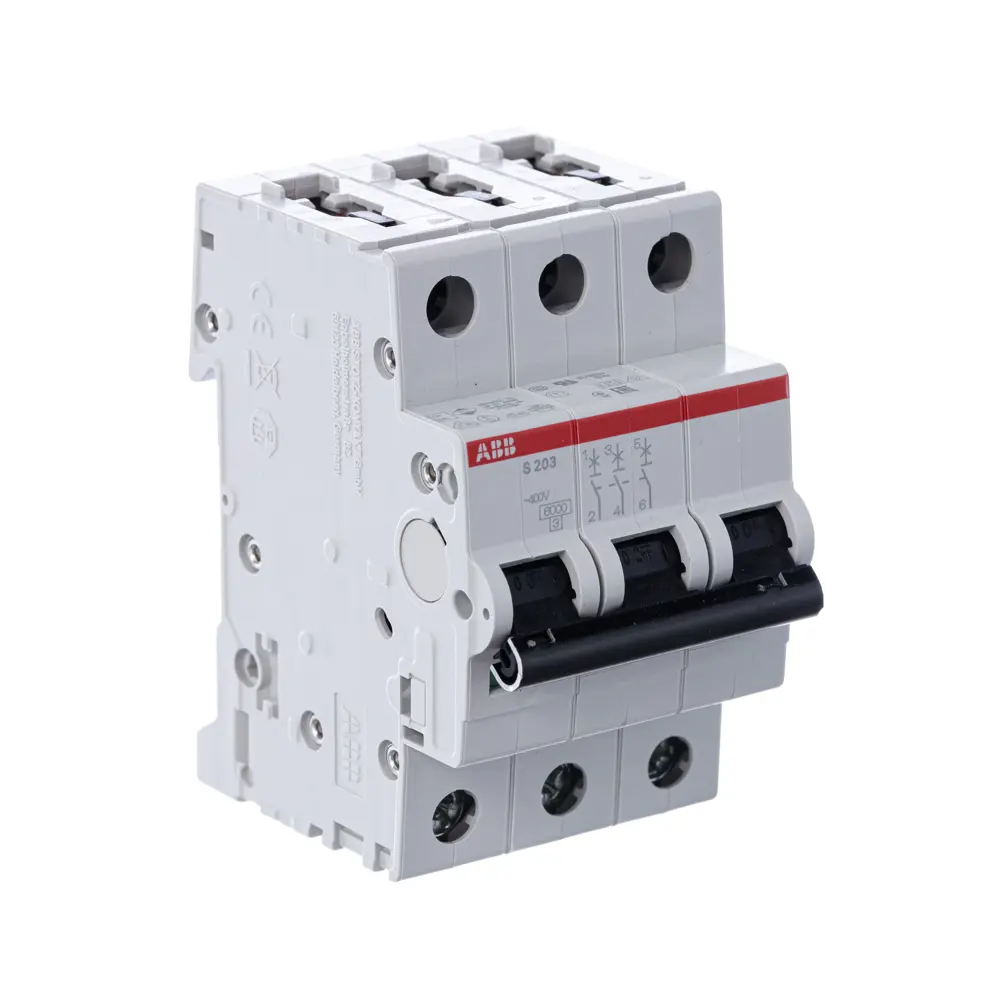 Автоматический выключатель ABB S203 3P C16 А 6 кА 2CDS253001R0164 82175816 STLM-2086488  - Вид №2