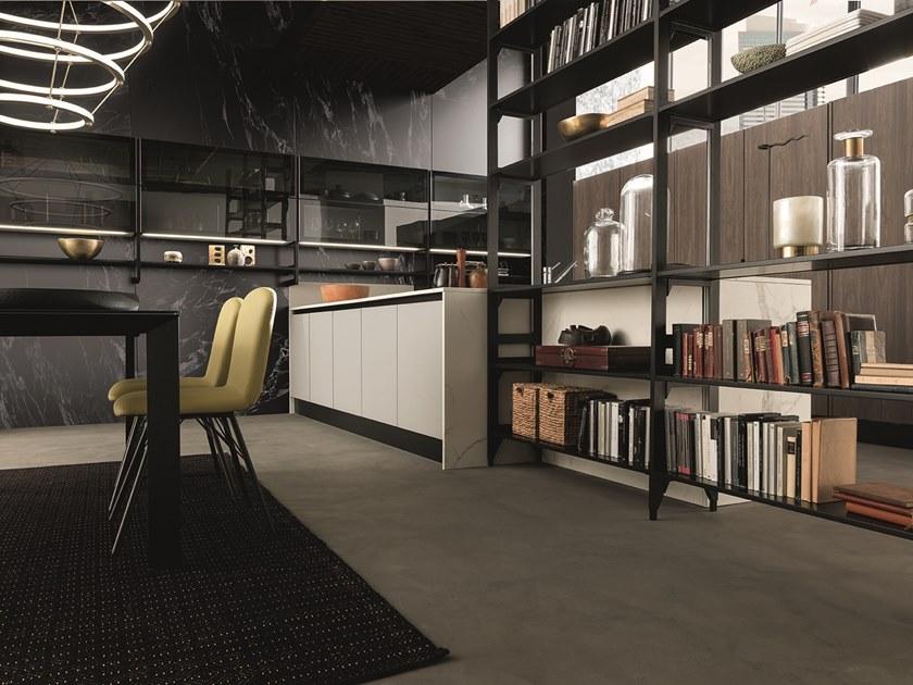 Febal Casa Модульная кухня из керамогранита с полуостровом sun-id-1443525 - Вид №1