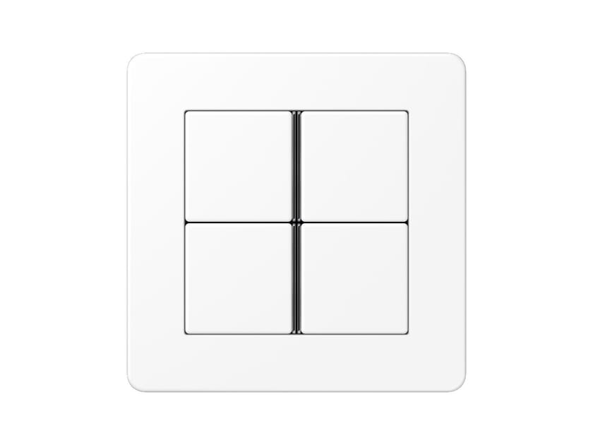 Матовый альпийский белый четырехъядерный переключатель F40 JUNG ARCH-00132528