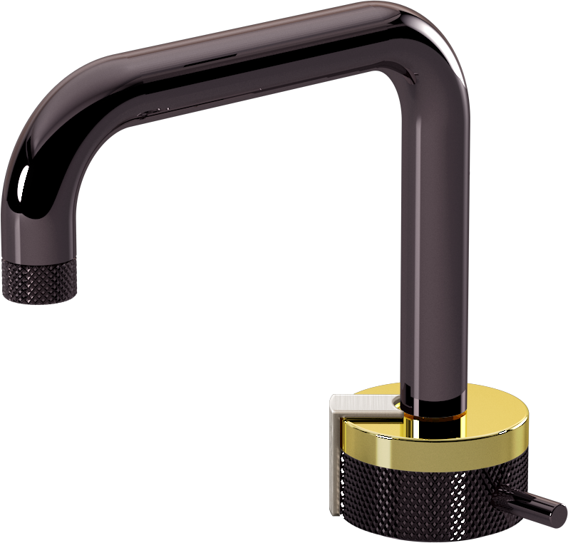 E-11500-R1PB-L1SN-OX Однорычажный прогрессивный смеситель для раковины - излив 15,3см GRAFF MOD+