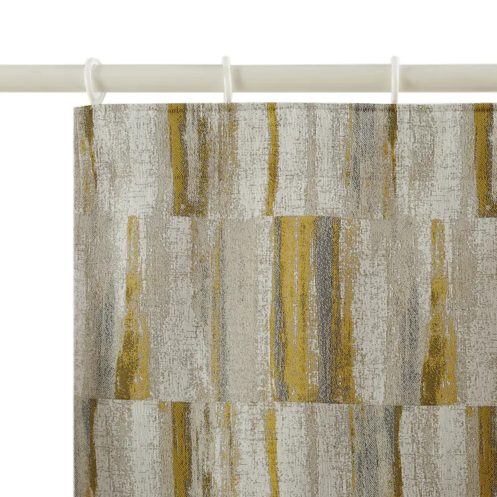 Штора на ленте Inspire Burgos 200x280 см цвет серо-желтый STLM-2128254 - Вид №4