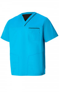 5040187 Куртка ОРИОН мужская бирюза черная  Медицинская одежда  размер 60-62/170-176