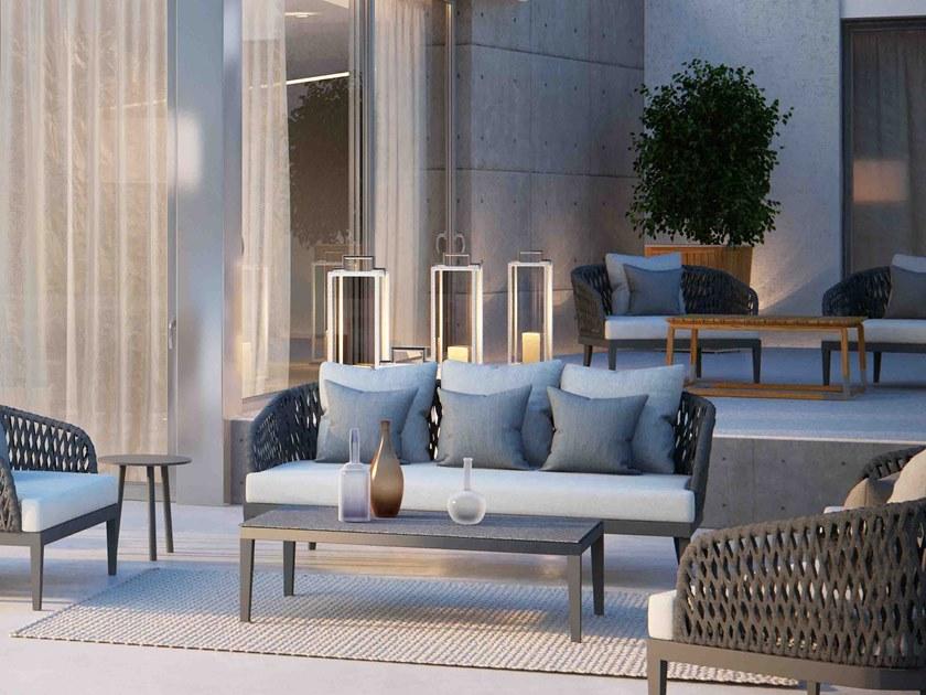 Atmosphera Садовый журнальный столик из алюминия и закаленного стекла Dream Dr.tc - Вид №2