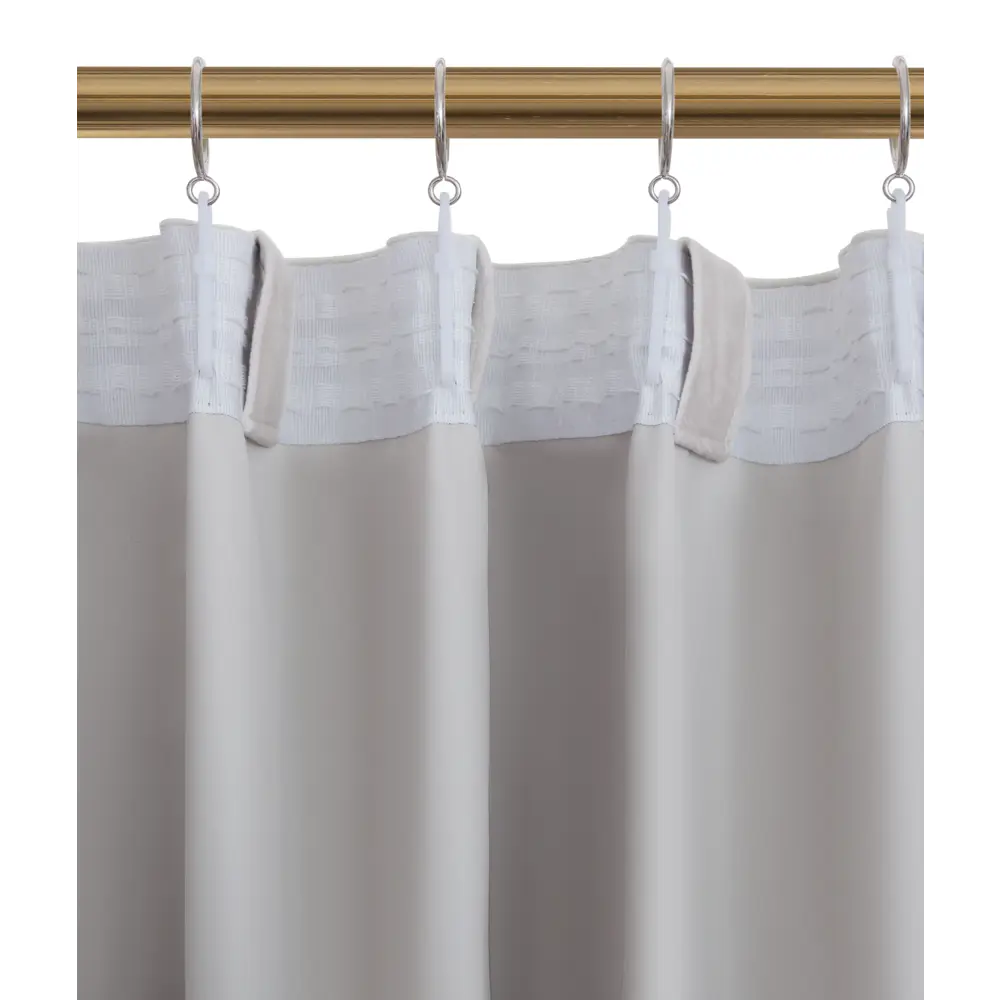 KREAFORTA Annalise - штора блэкаут с лентой и скрытыми петлями 200x280 см экрю 89405466 STLM-1583371 - Вид №8