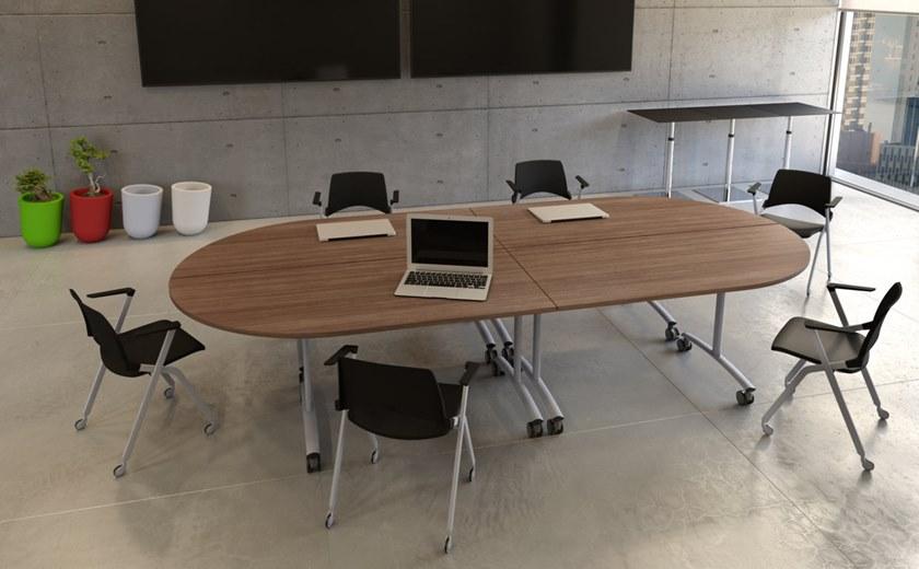 IBEBI Стол для переговоров со складной столешницей на колесиках Archimede project sun-id-1482125 - Вид №5