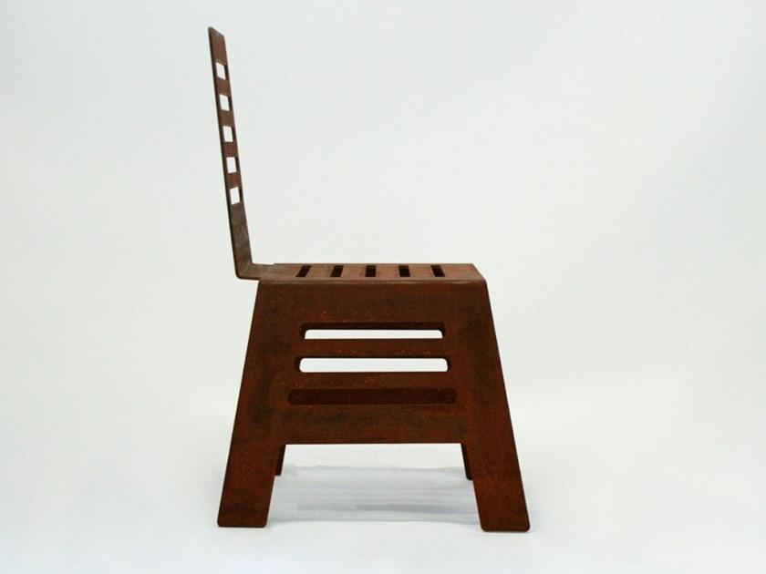 TrackDesign Стул Corten ™ для улицы Cut Sp0411000 - Вид №3