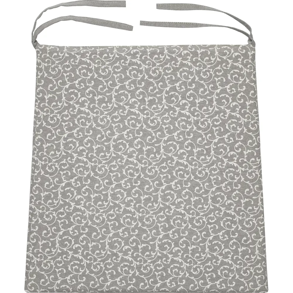 Сидушка завиток 40x35 см цвет серый GARDEN STLM-2151398