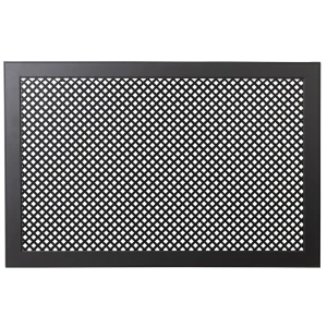 Экран для радиатора 120x60 см черный МДФ ЛАЙТ 89373868