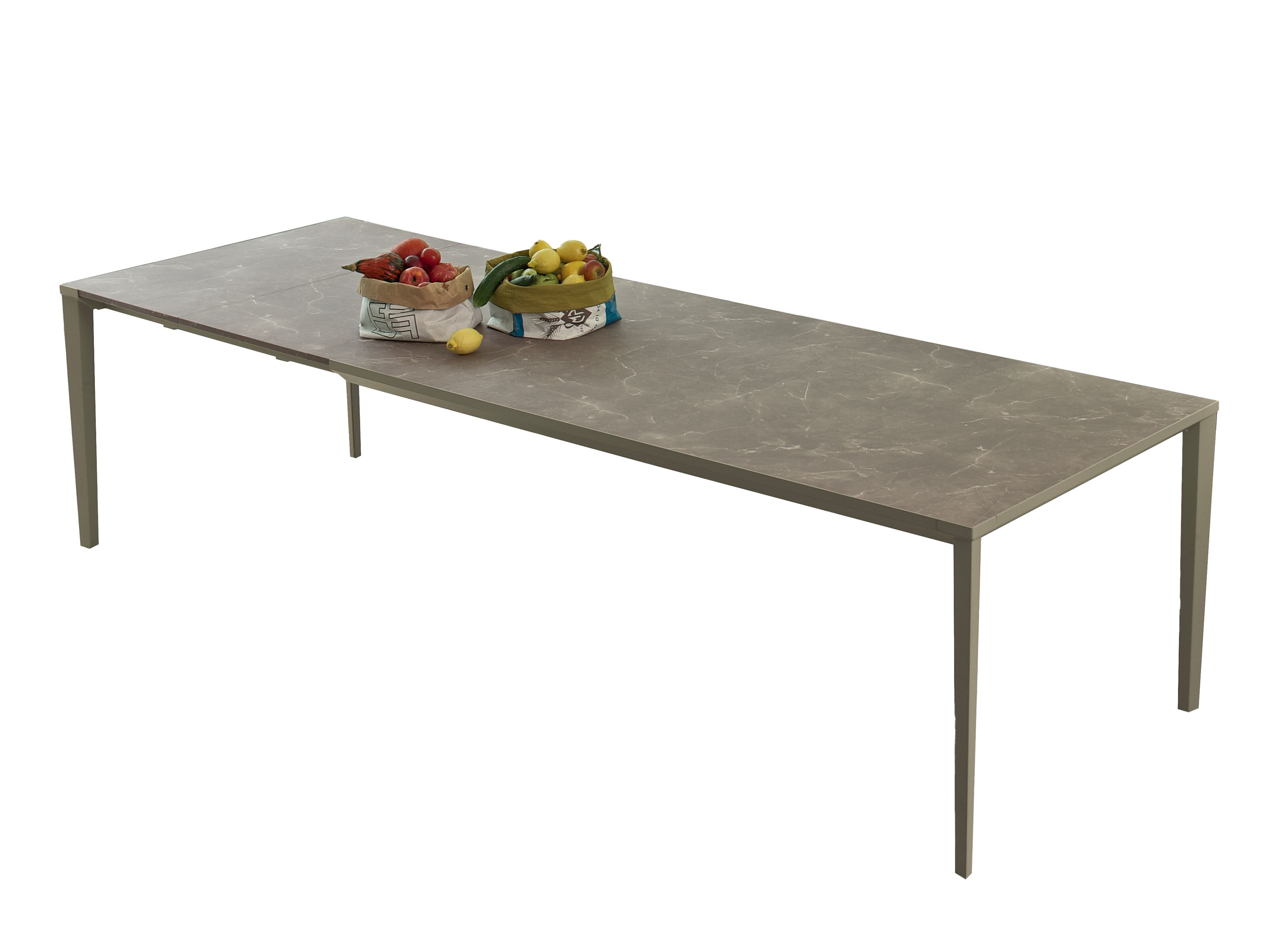 Выдвижной металлический и меламиновый обеденный стол Bontempi Casa ECHO IN ARCH-00150158