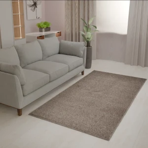 91749439 Ковер Фризе Ирис 185 Прямоугольный 200x300 см Полиэстер Карамель STLM-1034876