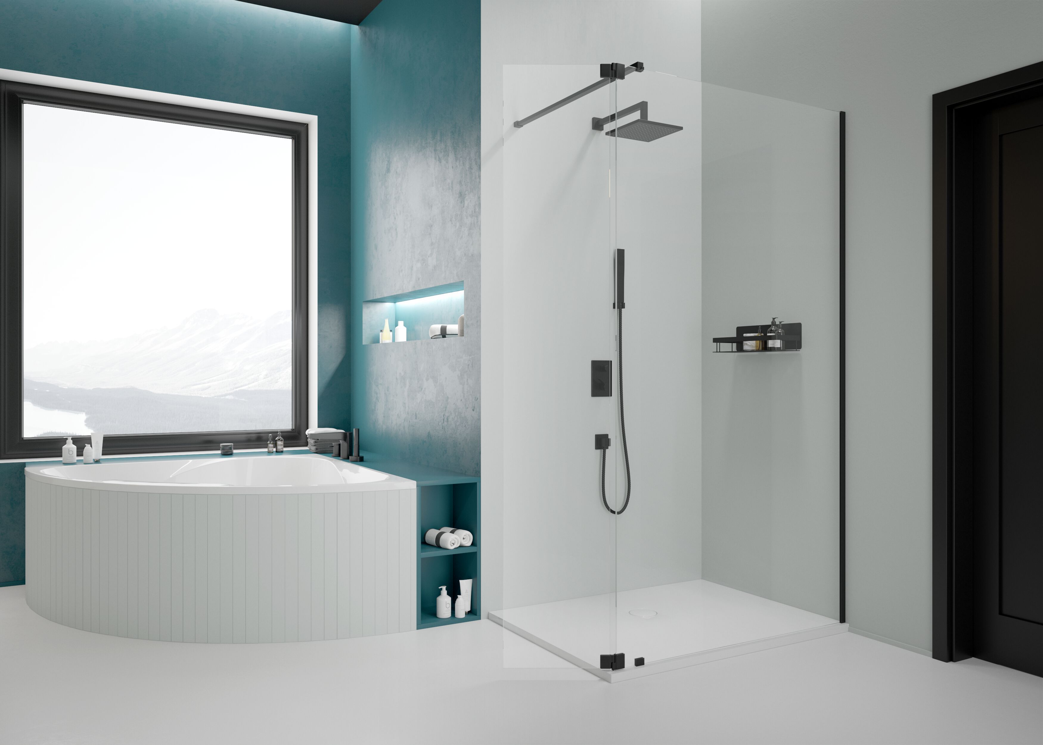 2-местная акриловая угловая ванна HOESCH Spectra ARCH-00149923 - Вид №1