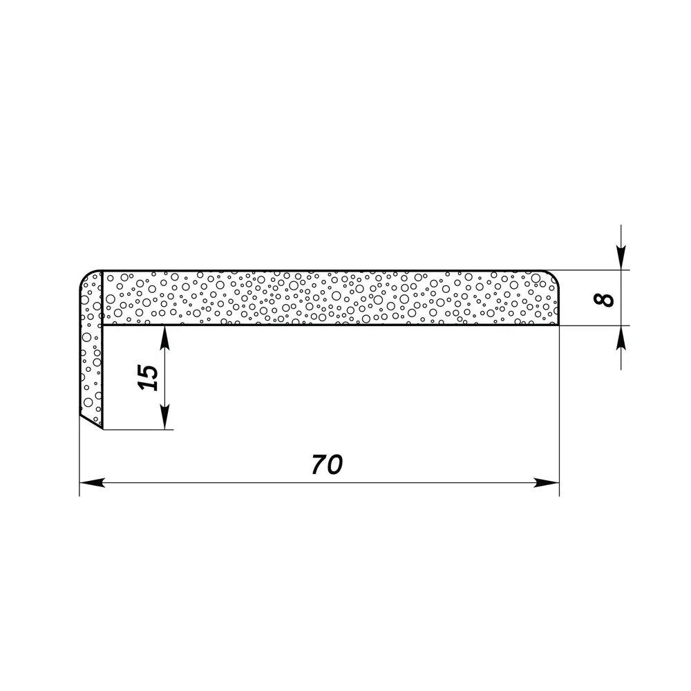 Наличник Лара телескопический 2150x70x8 мм Hardflex цвет кашемир (5 шт.) Santreyd STLM-2101624 - Вид №2