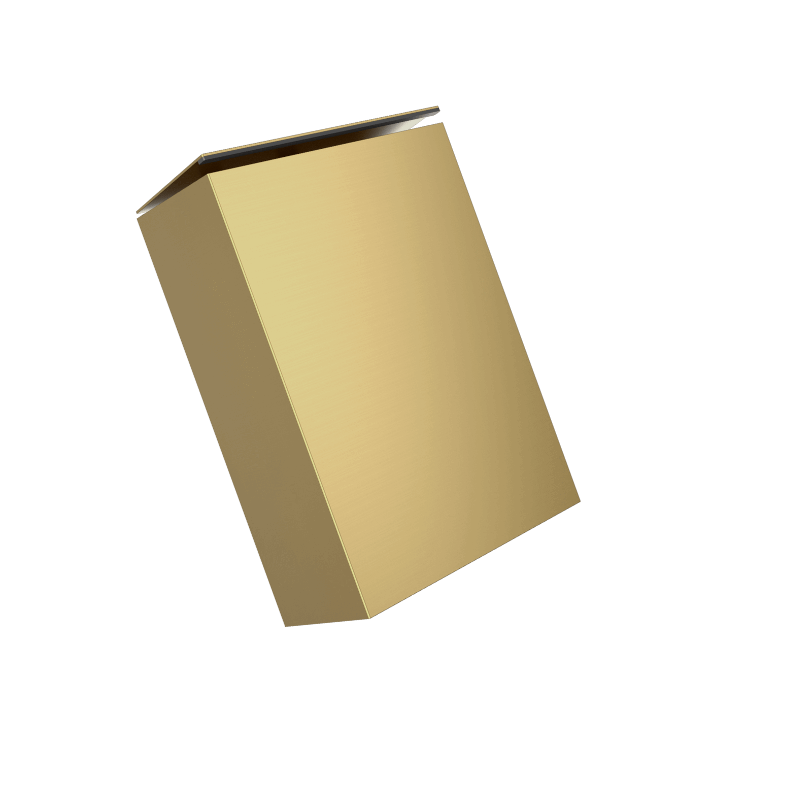 P795-L Настенный контейнер из нержавеющей стали объемом 25 л с крышкой Duten 