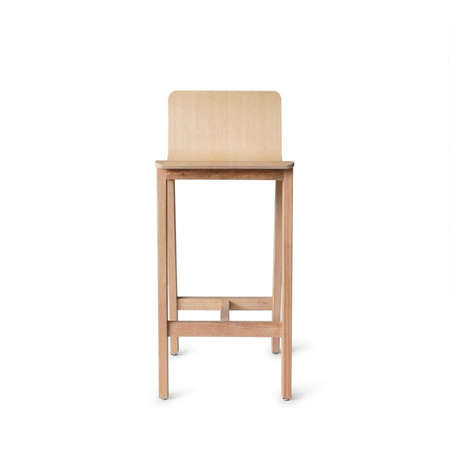 Высокий дубовый стул с подставкой для ног Askia версия 3 ARCH-00000776 - Вид №4