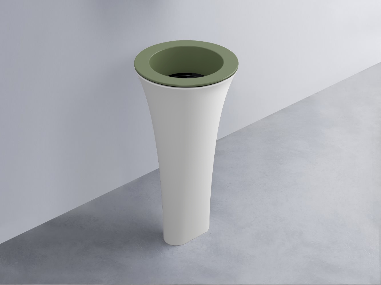 AMLA45-AG+AMPILT-N+AMCOLT-BL Раковина Amedeo Tondo отдельностоящая cielo Enjoy + Amedeo Ceramica Cielo