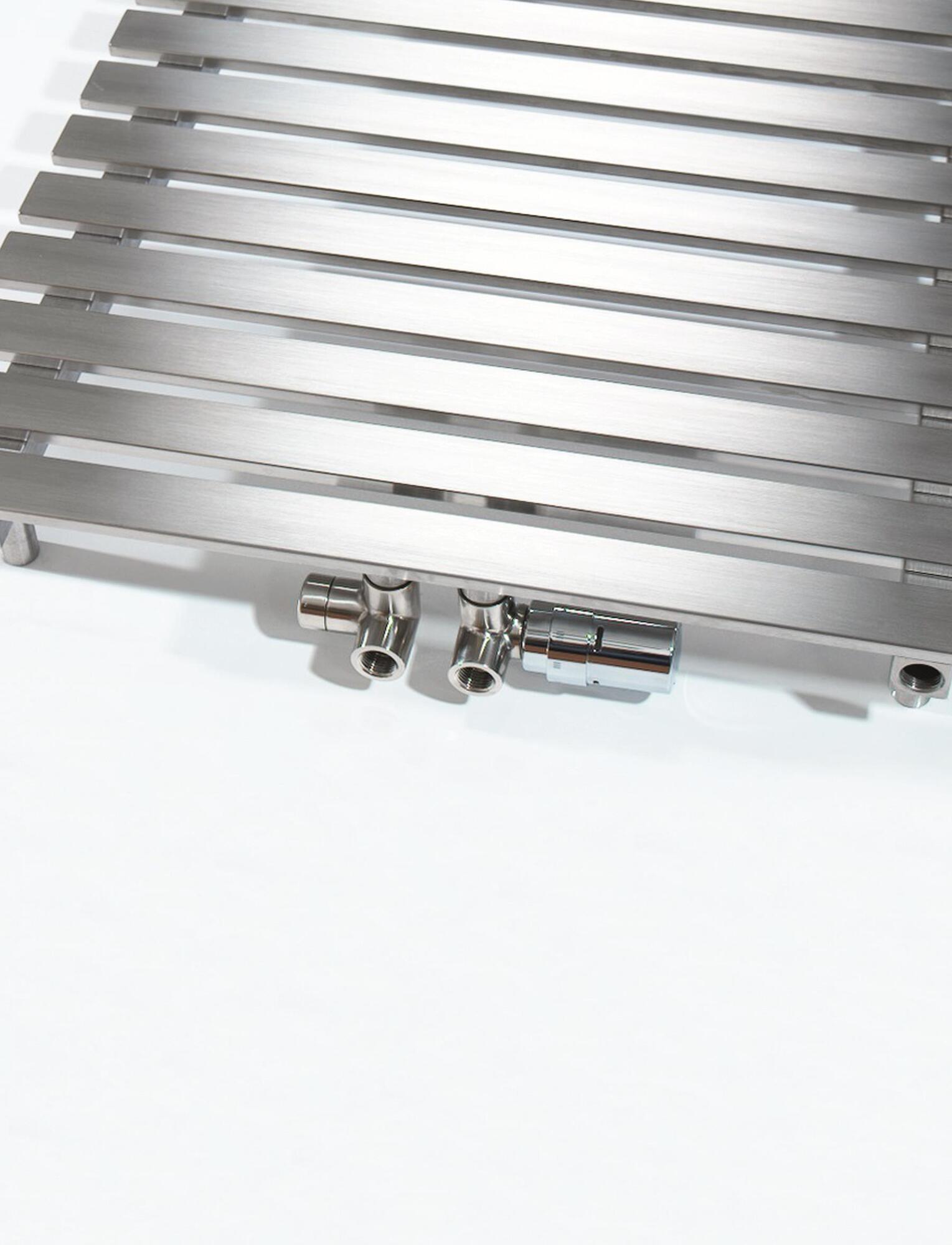 Полотенцесушитель Hammam JUPITER Stainless steel  комбинированный; электрический или водяной Сталь  - Вид №36