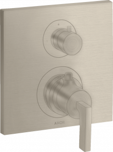 39700820 Термостат скрытого монтажа с запорным вентилем и рычажной ручкой AXOR CITTERIO