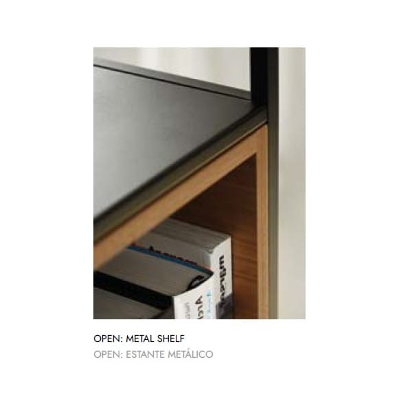 Деревянный книжный шкаф на колесах Punt Literatura ARCH-00034358 - Вид №24