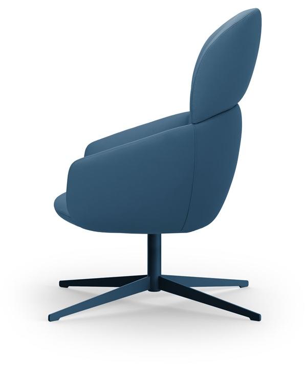 True Design Кожаное кресло на 4-х спицах с высокой спинкой Not sun-id-1512136 - Вид №1