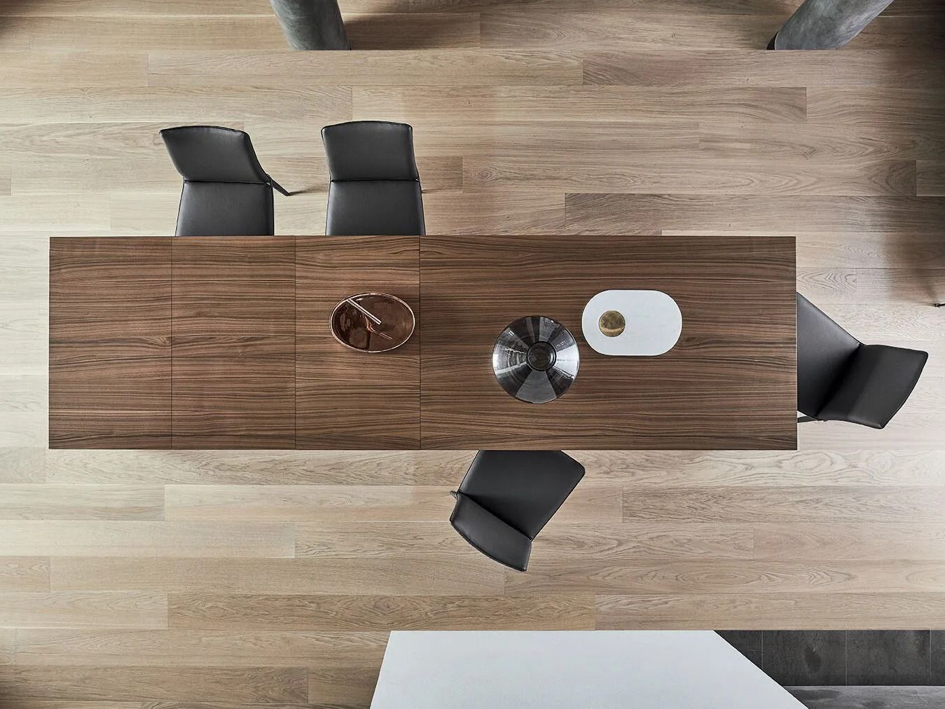 Обеденный стол из нержавеющей стали и SuperMarmo Bontempi Casa TOM ARCH-00053464 - Вид №4