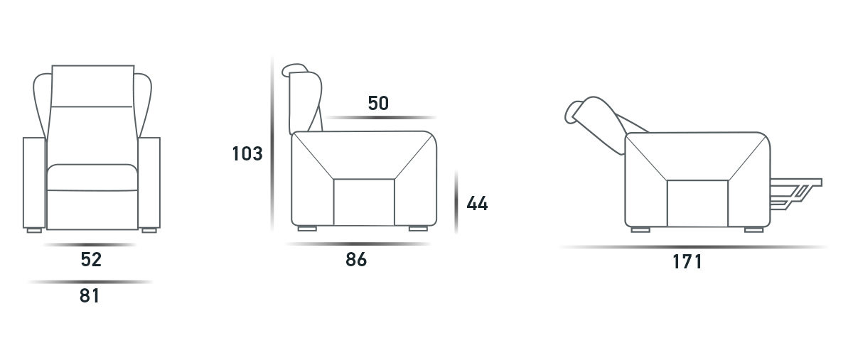 Кресло-Подъемник Lift-Relax 1 Motore  Spaziorelaxitalia  Onda Onda Lift-Relax 1 Motore  - Вид №4