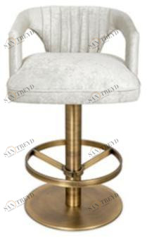 BRABBU Бархатный поворотный стул с подлокотниками Karoo sun-id-1505222