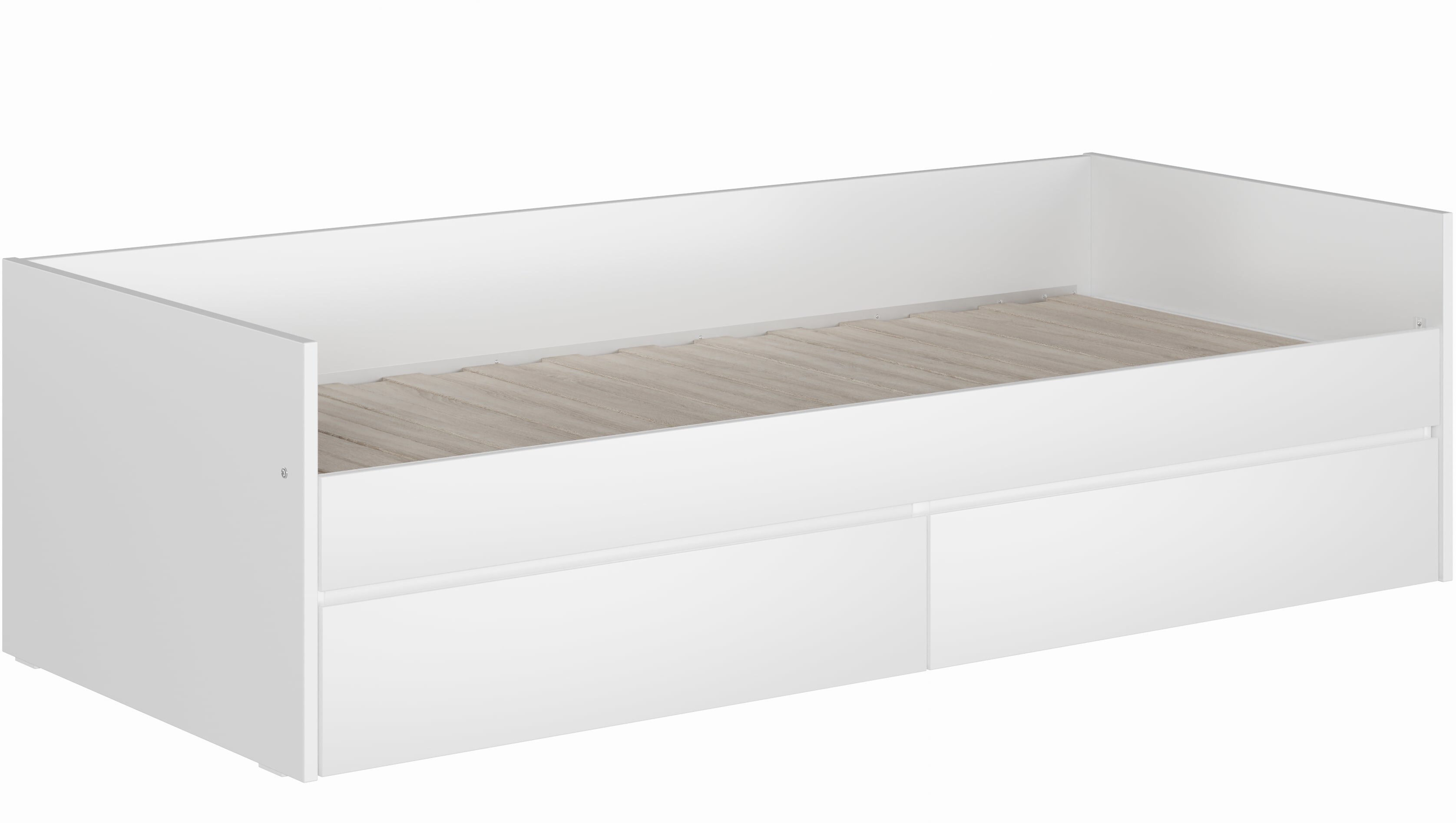 90982268 Кровать Кастор 87x57.5x204.4 см цвет белый STLM-0430232 ШВЕДСКИЙ СТАНДАРТ