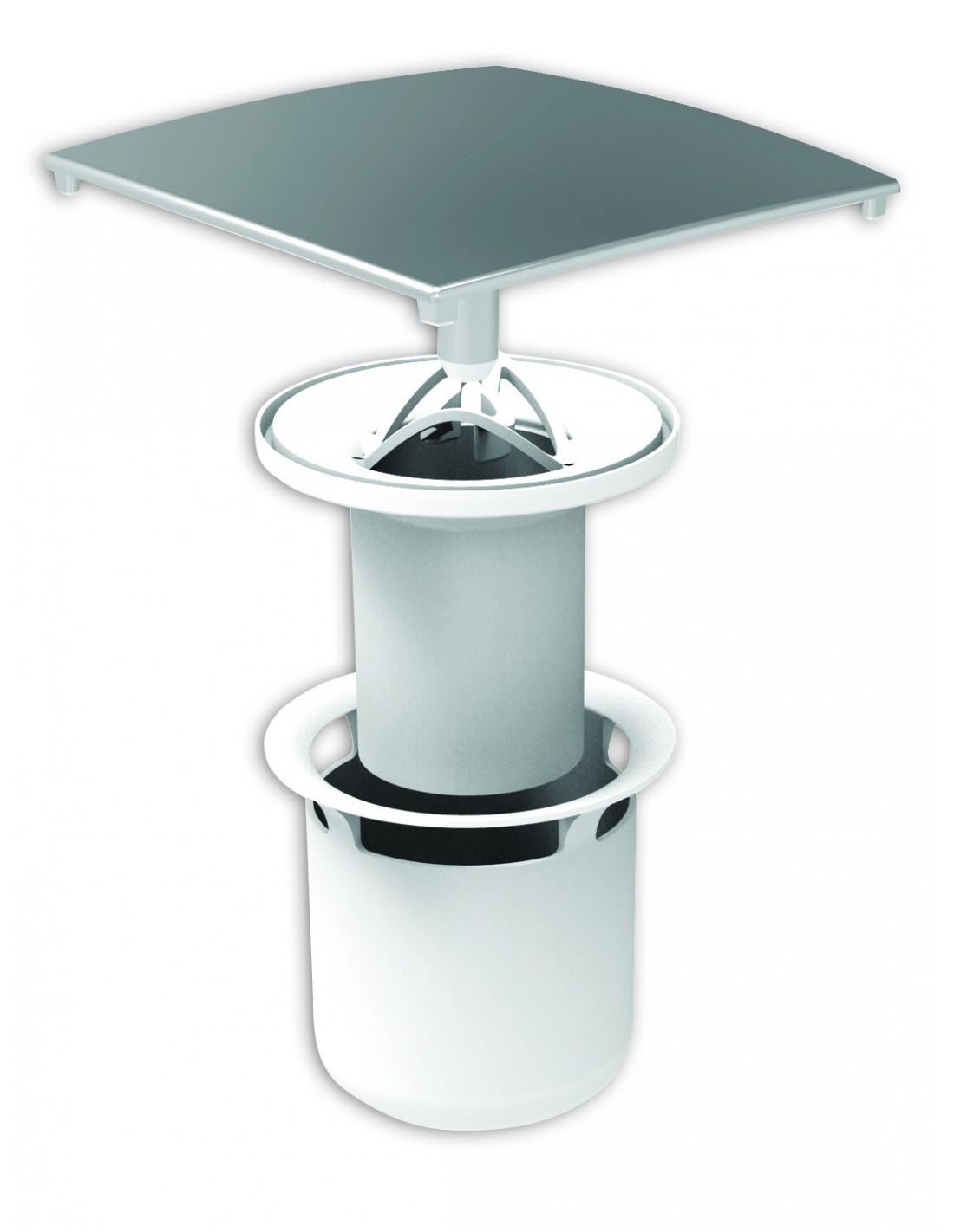 033100 000 00  Набор модификаций PRM для душевого желоба, вытяжки, водозаборной трубы и сборного стакана, хромированный металл Valentin Хром 